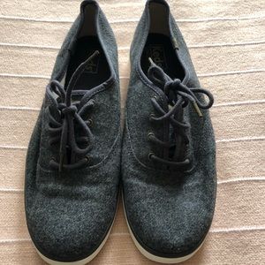 Gray Champion Keds low tops.